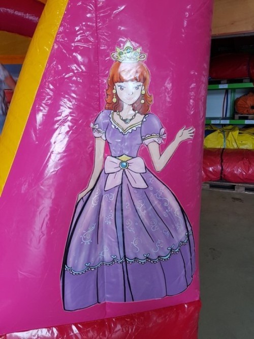 Springkussen Prinses mini met dak